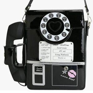 Retro Pay Phone Novelty Crossbody Bag EUC